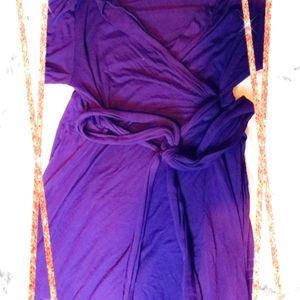 Purple wrap dress ❤️😍 beautiful